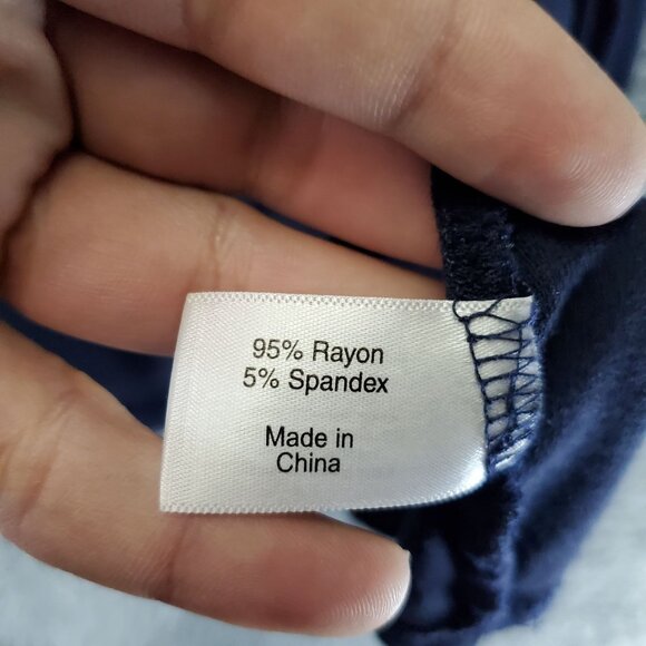 Lane Bryant Top Womens 18/20 Navy Blue Collared Short Sleeve Relaxed Fit Tunic - Picture 3 of 8